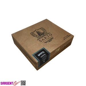 Warped Cigars Sarto Double Corona Empty Wooden Cigar Box 9x6.75x2 (1)